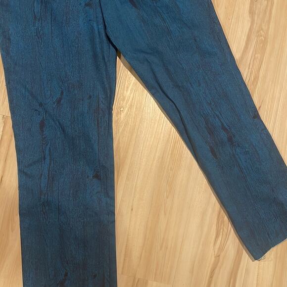 The Kit cropped Alexa jeans ocean grain denim spandex blue jeans size 4 nwt - Picture 8 of 9